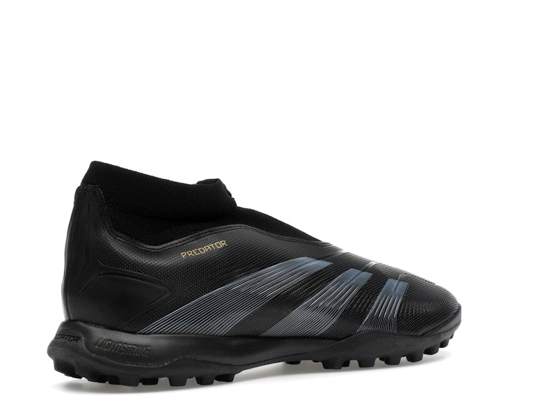 adidas Predator League Laceless Turf Core Black Carbon Gold Metallic