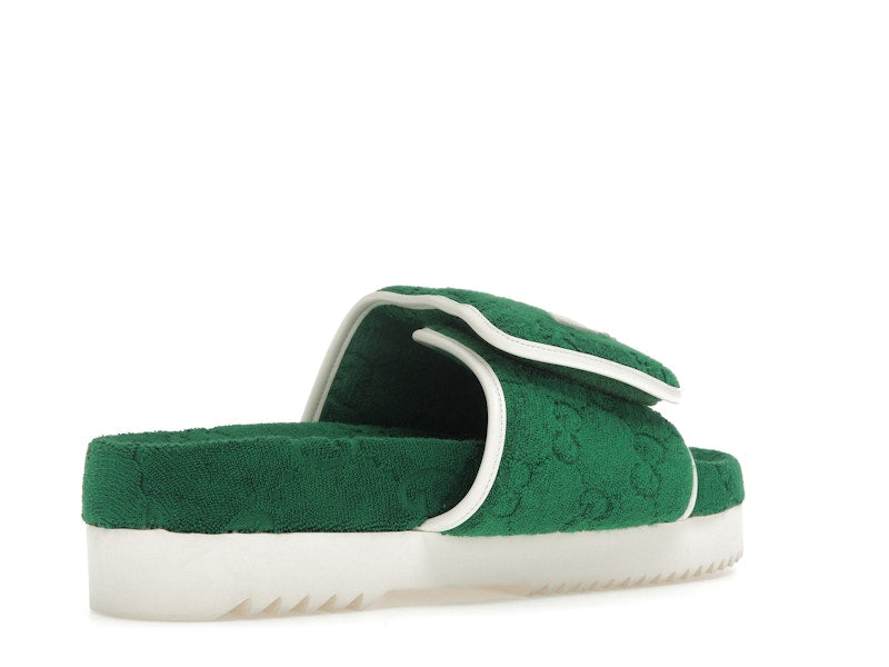 adidas x Gucci GG Platform Sandal Green