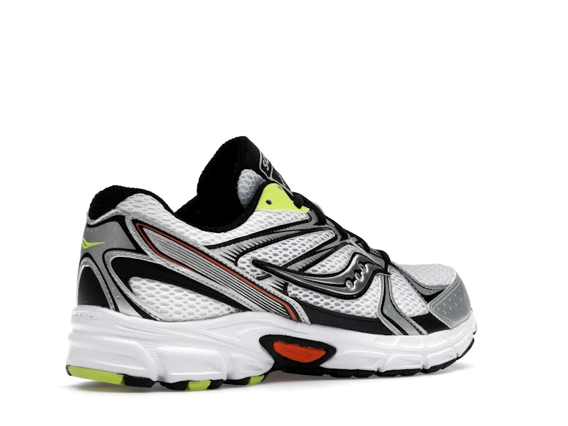 Saucony Grid Ride Millennium White Silver Lime Orange