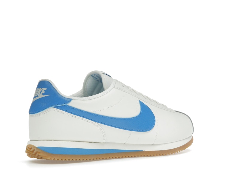Nike Cortez Leather Sail Gum Yellow Light Photo Blue