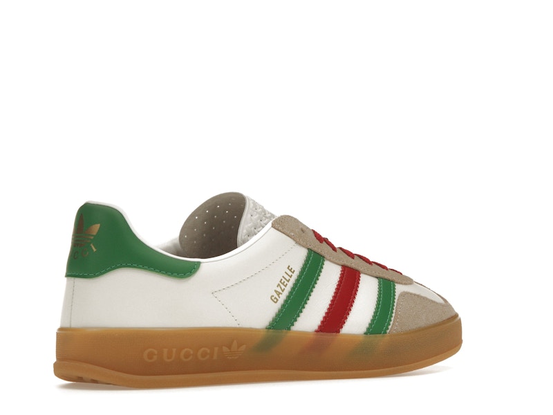 adidas x Gucci Gazelle White Green Red