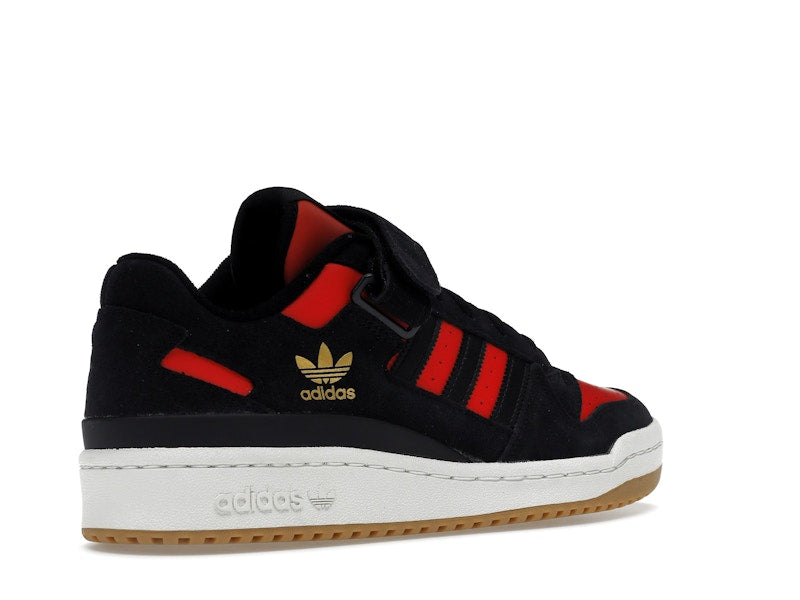 adidas Forum Low Core Black Core Black Vivid Red
