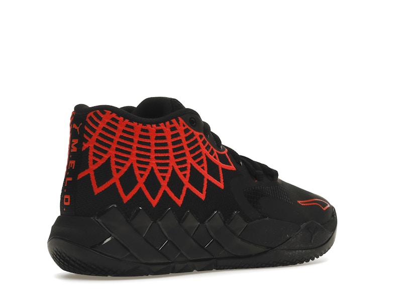 Puma LaMelo Ball MB.01 Black Red Blast (GS)