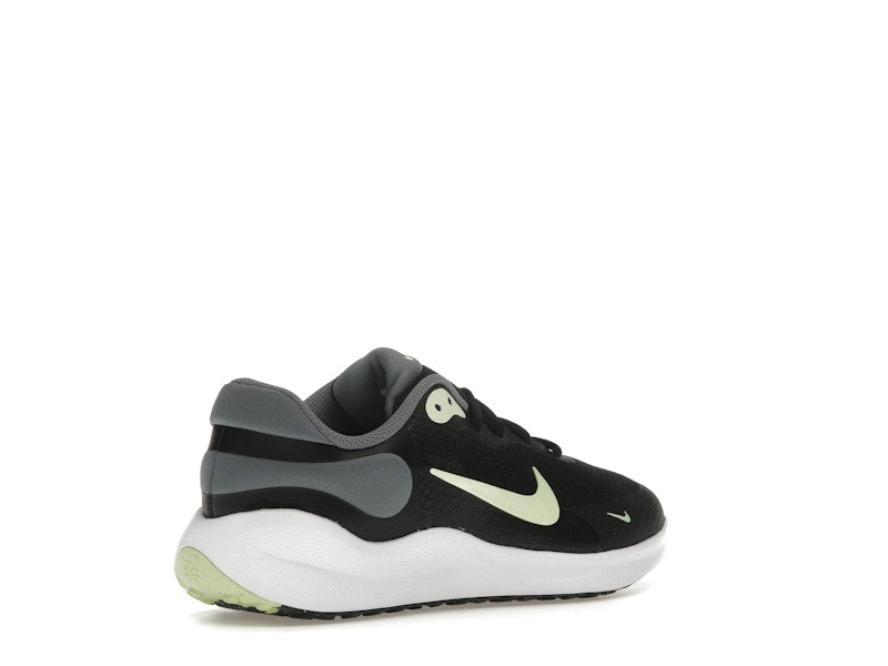 Nike Revolution 7 Black Smoke Grey White Barely Volt (GS)