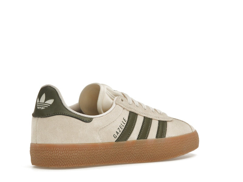 adidas Gazelle ADV Ecru Tint Focus Olive