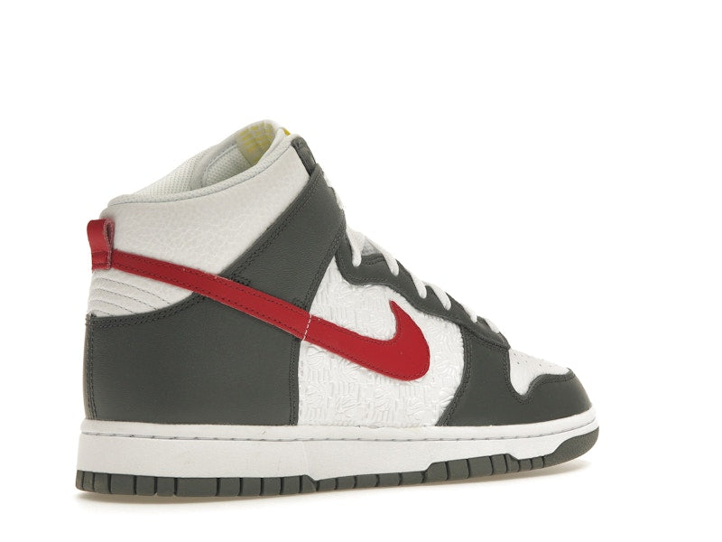 Nike Dunk High Embossed Basketball Grey Red