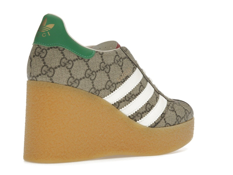 adidas x Gucci Gazelle Wedge Beige GG Monogram (Women's)