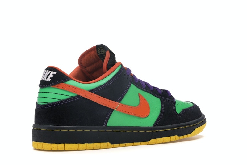 Nike SB Dunk Low Green Spark Hoop Orange