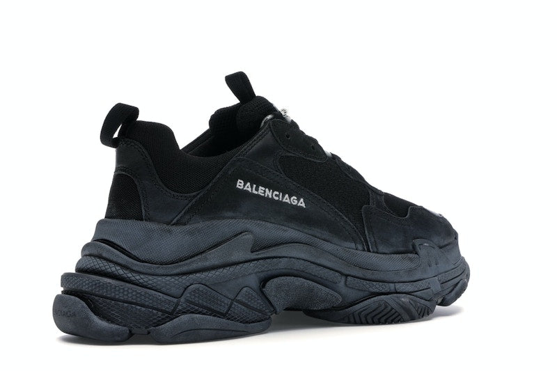 Balenciaga Triple S Triple Black (2018 Reissue) (Pre-Distressed)