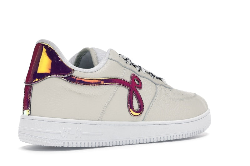 John Geiger GF-01 Off-White Pebbled Leather