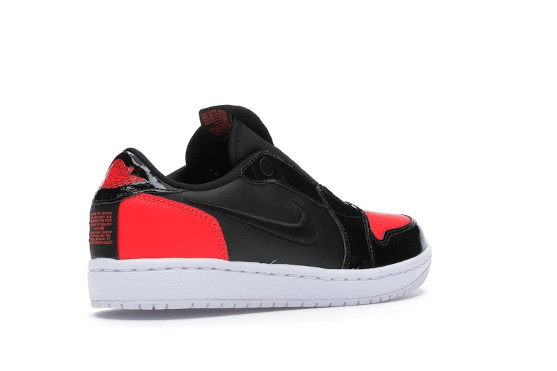 Jordan 1 Low Slip Black Hot Punch (Women's)