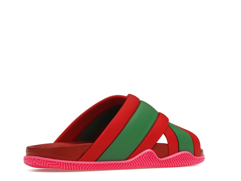 Gucci Web Slide Pink Rubber (Women's)