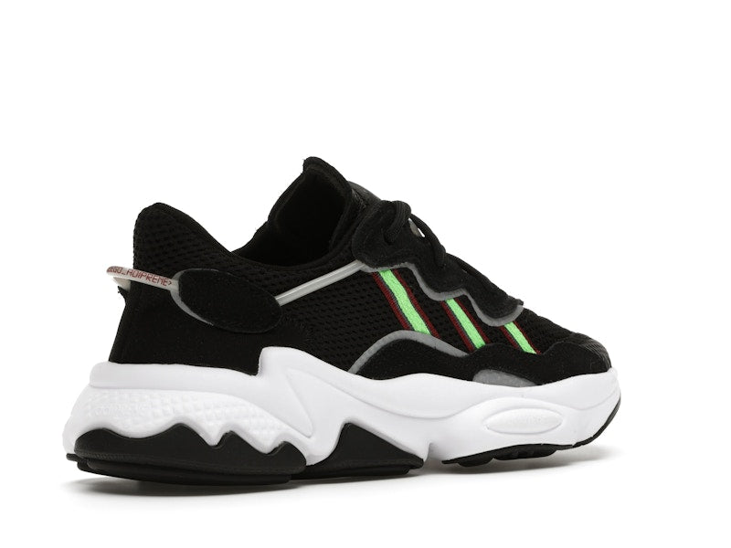 adidas Ozweego Core Black Solar Green (GS)