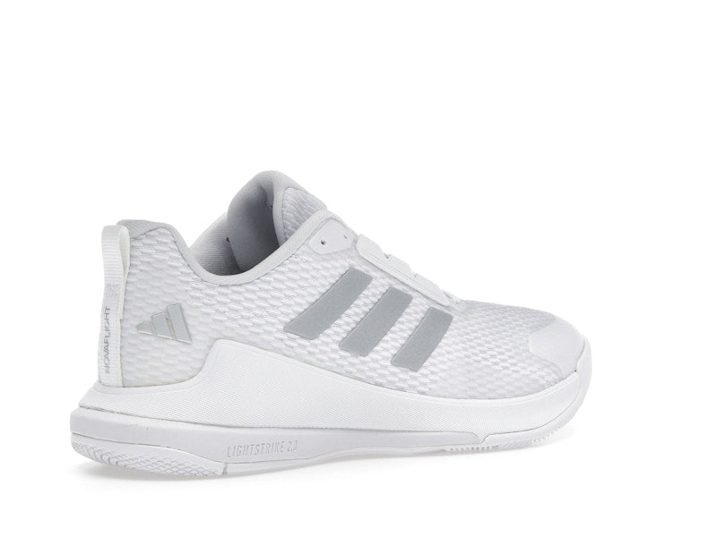 adidas Novaflight 2 Indoor Cloud White Silver Metallic (Women's)
