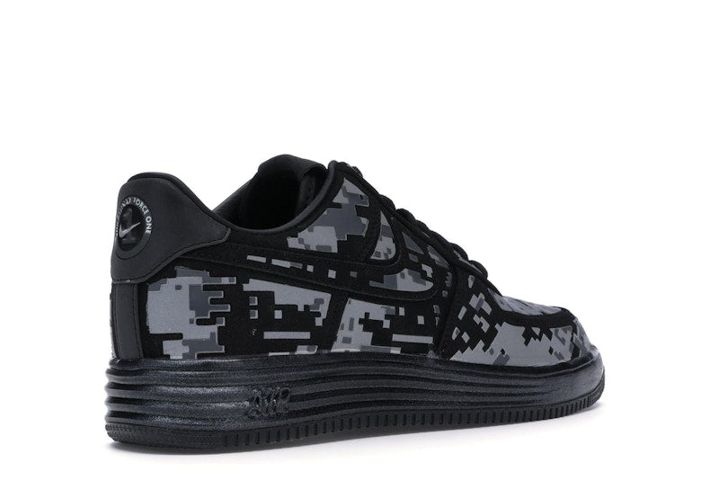 Nike Lunar Force 1 Low Digi Camo Black
