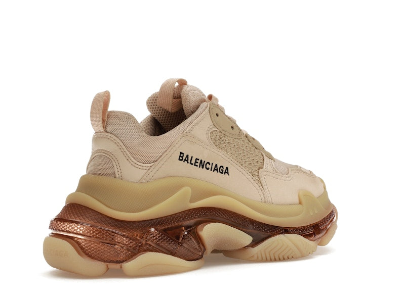 Balenciaga Triple S Clear Sole Beige (Women's)