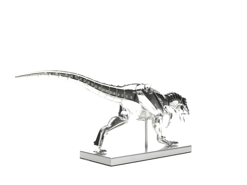 Hajime Sorayama T-Rex Cyborg Dinosaur Figure Silver