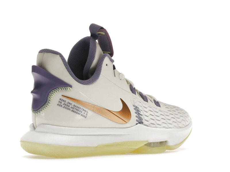 Nike LeBron Witness 5 Summit White Metallic Bronze