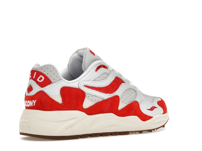 Saucony Grid Shadow 2 Ivy Prep White Red
