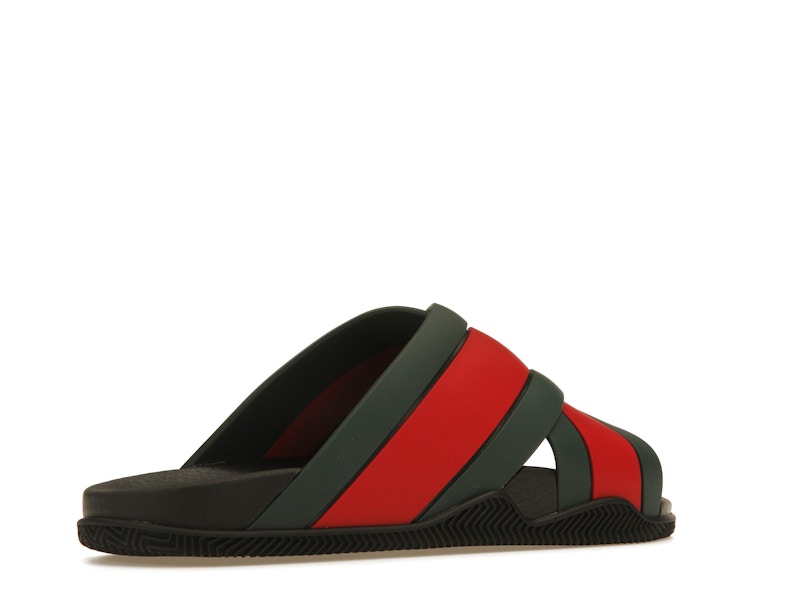 Gucci Web Slide Black Rubber (Women's)