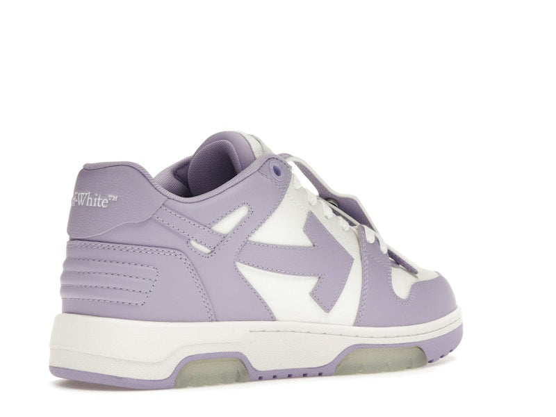 OFF-WHITE Out Of Office Calf Leather White Lilac