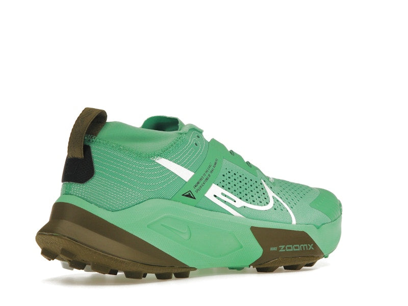 Nike ZoomX Zegama Trail Spring Green Olive Flak Black White