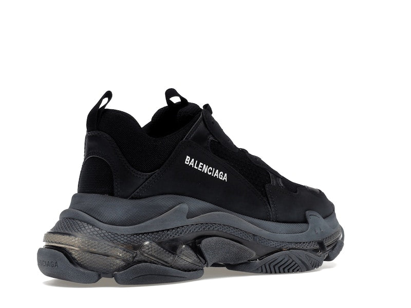 Balenciaga Triple S Clear Sole Black
