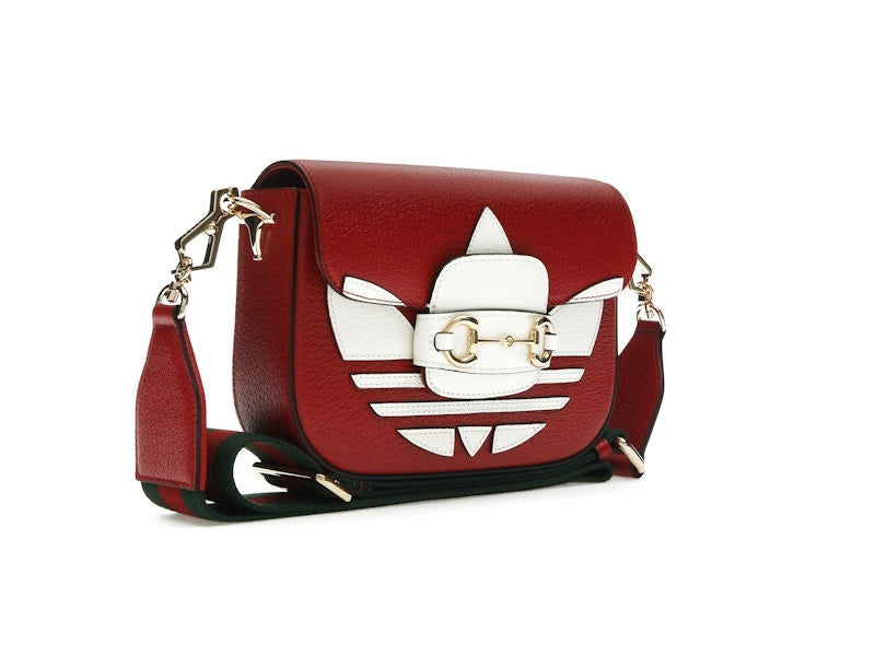 Gucci x adidas Horsebit 1955 Shoulder Bag Red
