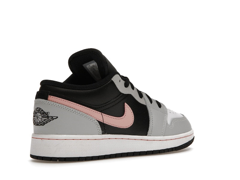 Jordan 1 Low Black Grey Pink (GS)