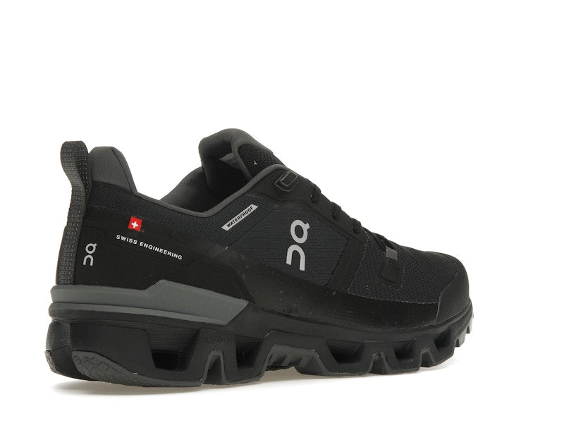 On Running Cloudwander Waterproof Black Eclipse