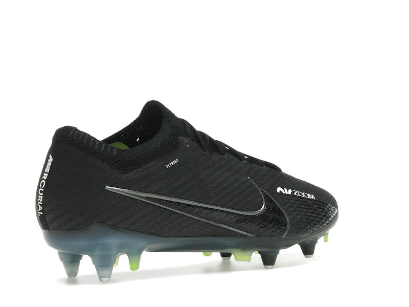 Nike Zoom Mercurial Vapor 15 Elite SG-Pro Anti-Clog Traction Black White Volt