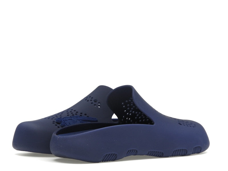Burberry Stingray Perforated Slides Blue