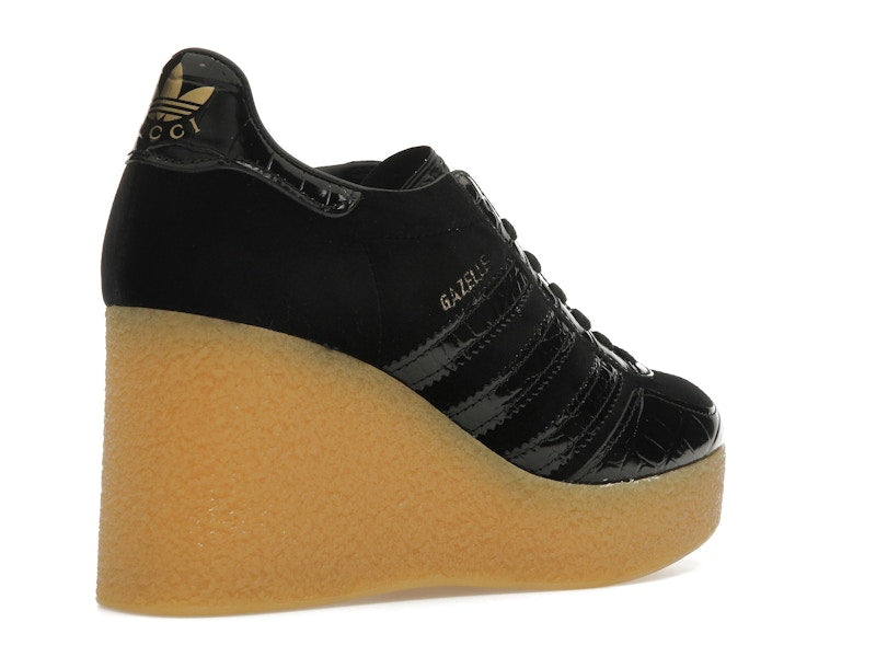 adidas x Gucci Gazelle Wedge Black Croc (Women's)