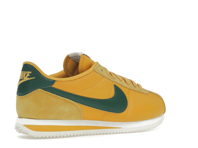 Nike Cortez Textile Yellow Ochre Gorge Green (Women's)
