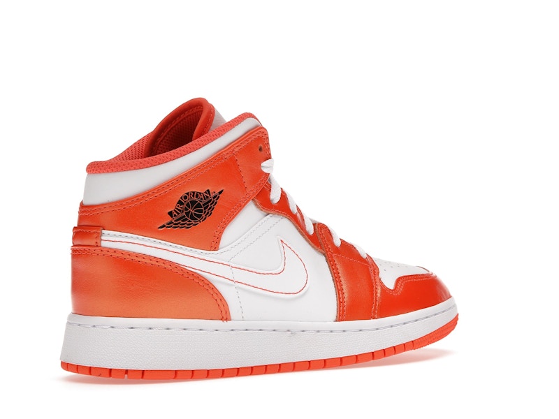 Jordan 1 Mid Metallic Orange (GS)