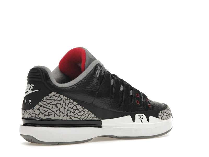 Nike Zoom Vapor AJ3 Black Cement