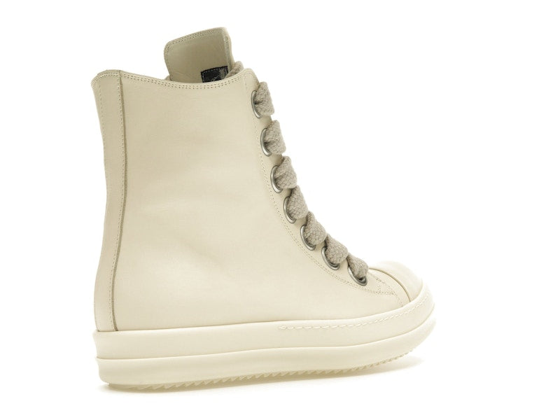 Rick Owens Lido High Sneaks Jumbo Laced Milk