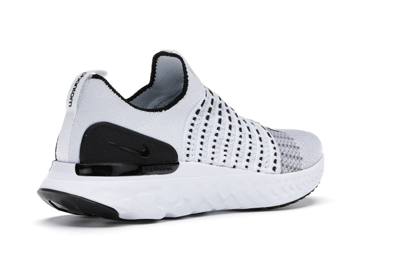 Nike React Phantom Run Flyknit 2 White Black