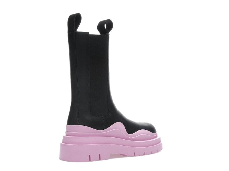 Bottega Veneta Tire Chelsea Boot Black Gloss (Women's)