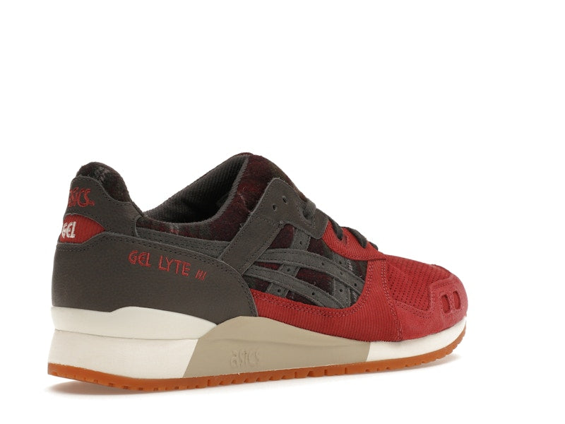 ASICS Gel-Lyte III OG Brisket Red Obsidian Grey