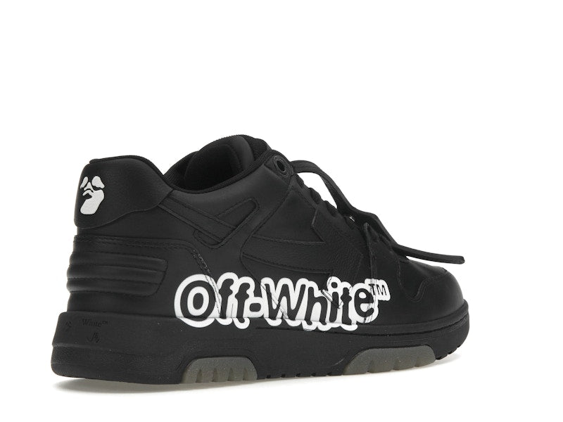 OFF-WHITE Out Of Office OOO Low Tops "Off-White" Black White