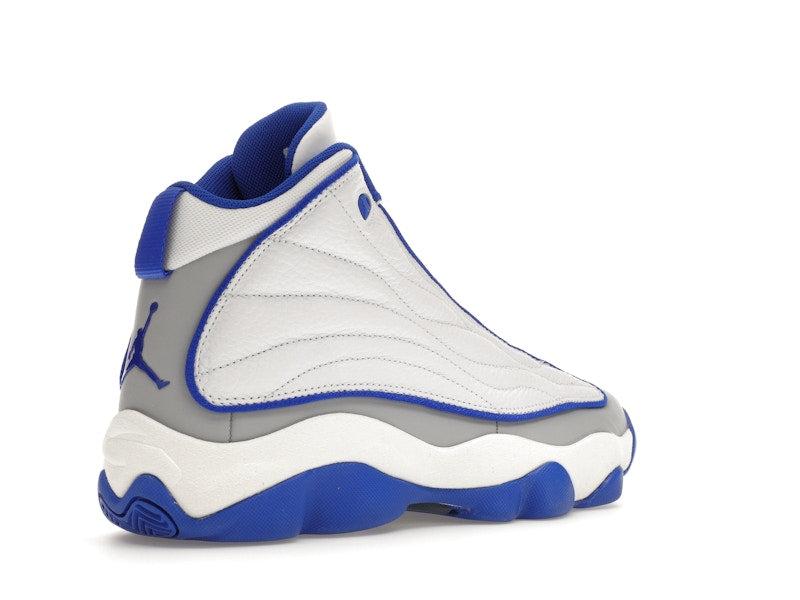 Jordan Pro Strong White Royal Grey