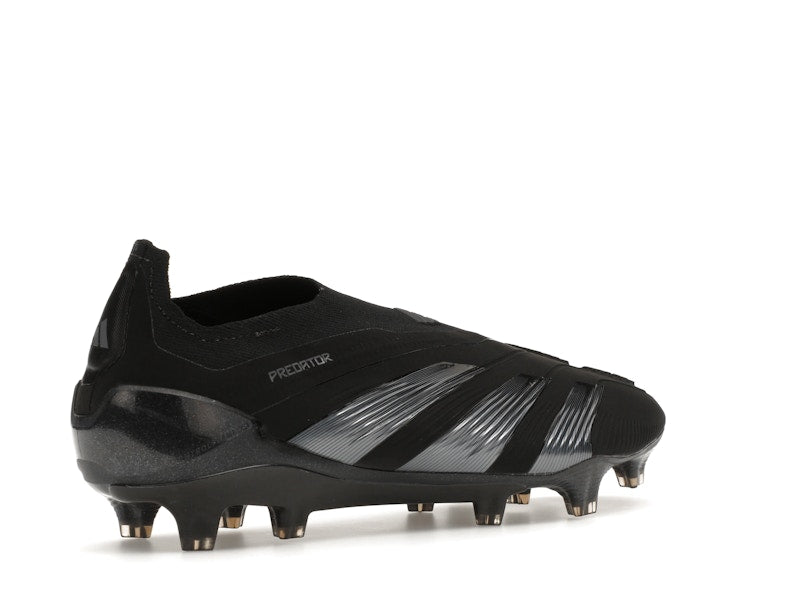 adidas Predator 24 Elite Laceless FG Core Black Carbon