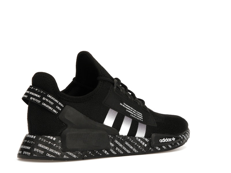 adidas NMD R1 V2 Script Black