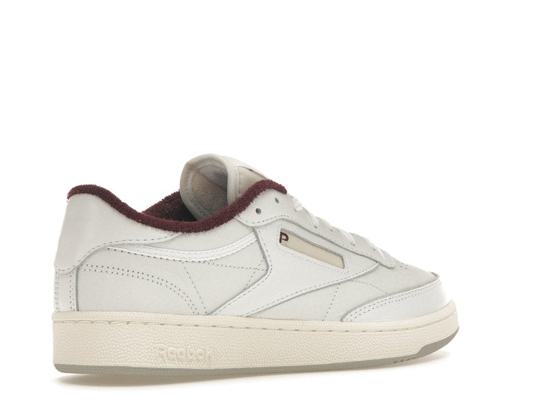 Reebok Club C 85 Packer Shoes Chalk White Maroon