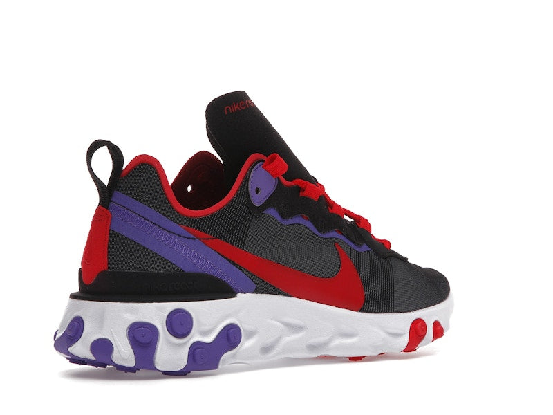 Nike React Element 55 Black University Red (Women's)