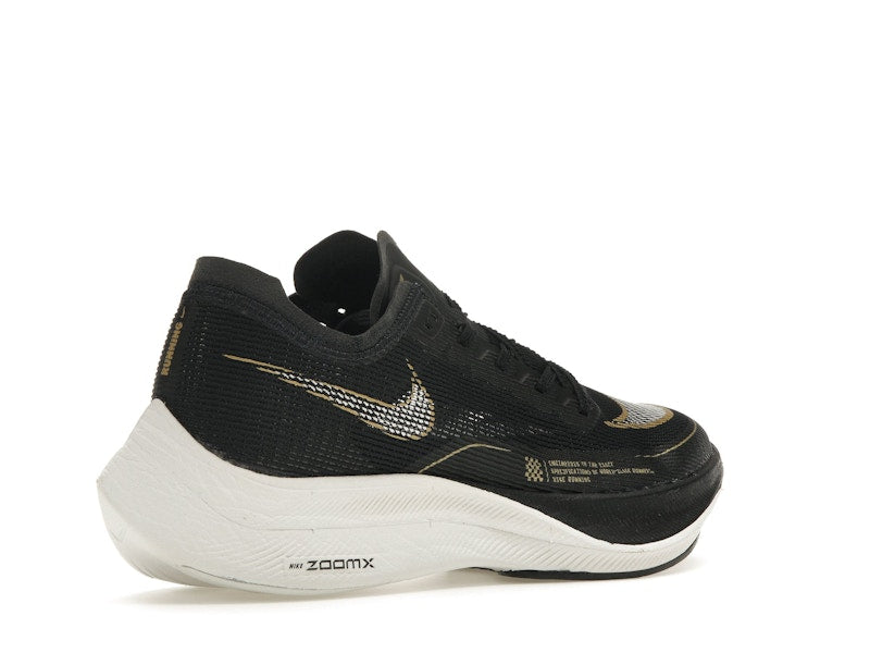 Nike ZoomX Vaporfly Next% 2 Black Metallic Gold Coin (Women's)