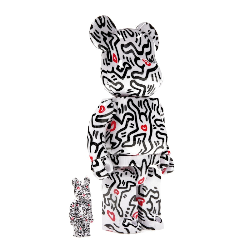 Bearbrick Keith Haring #8 100% & 400% Set