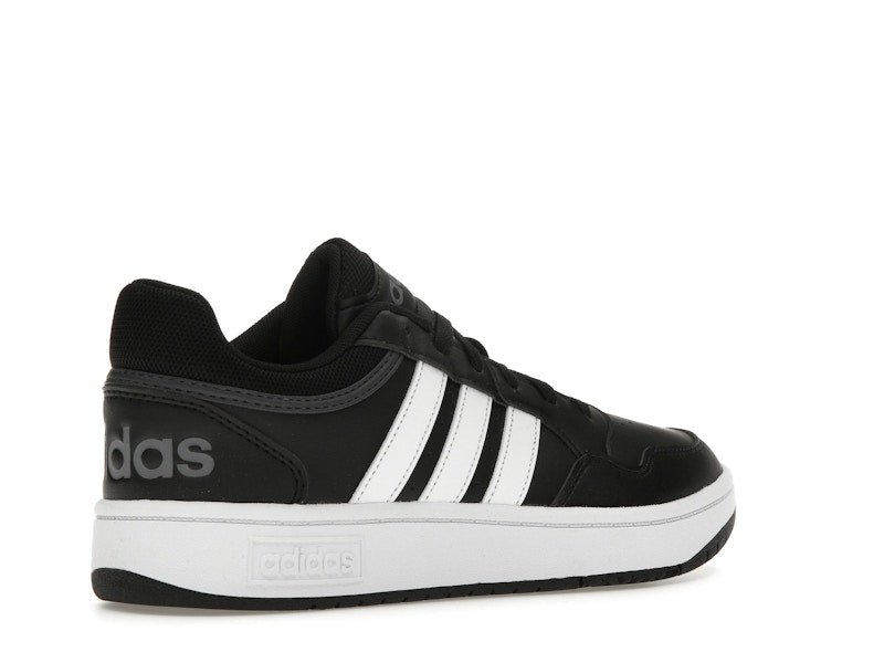 adidas Hoops 3.0 Low Black White Stripes