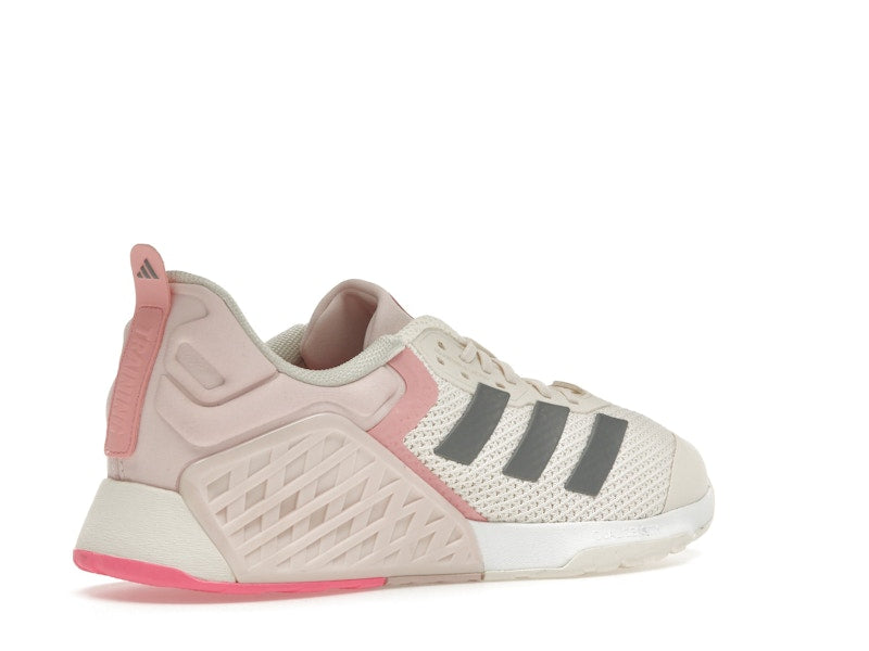 adidas Dropset 3 Chalk White Iron Metallic Semi Pink Spark (Women's)